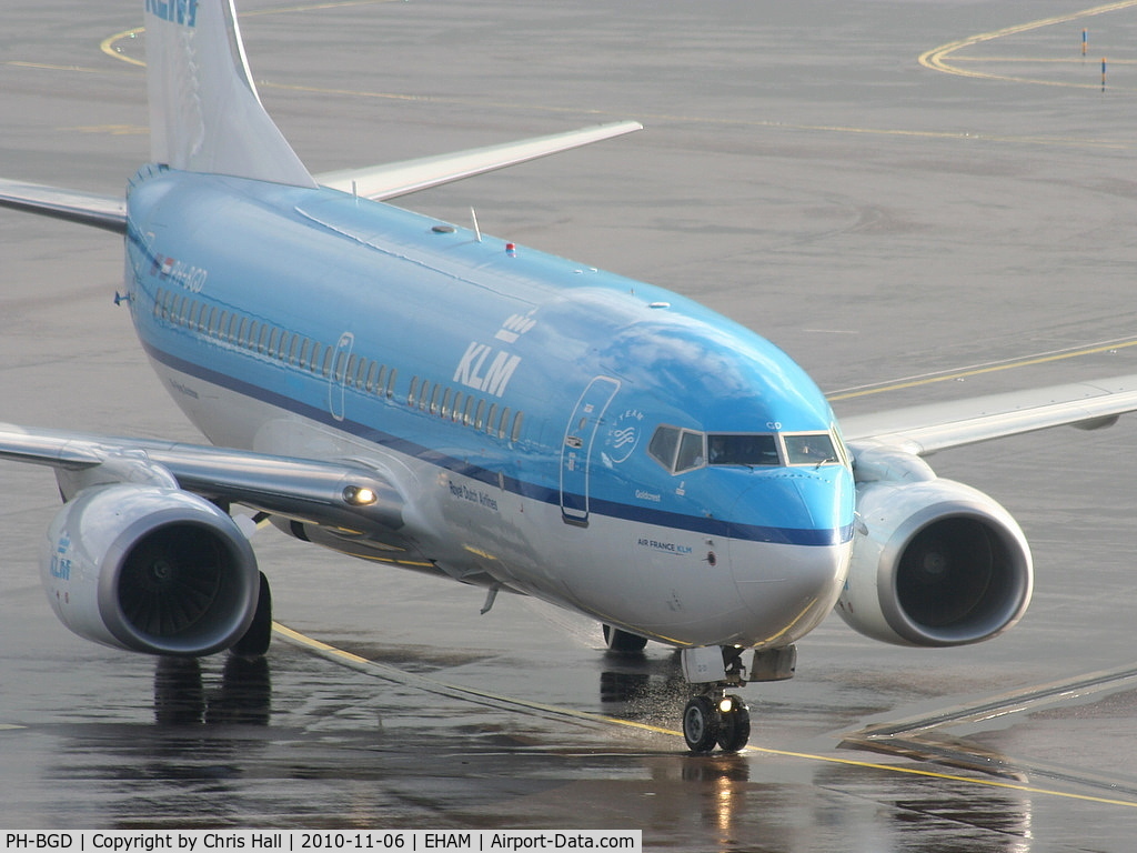 PH-BGD, 2008 Boeing 737-7K2 C/N 30366, KLM Royal Dutch Airlines