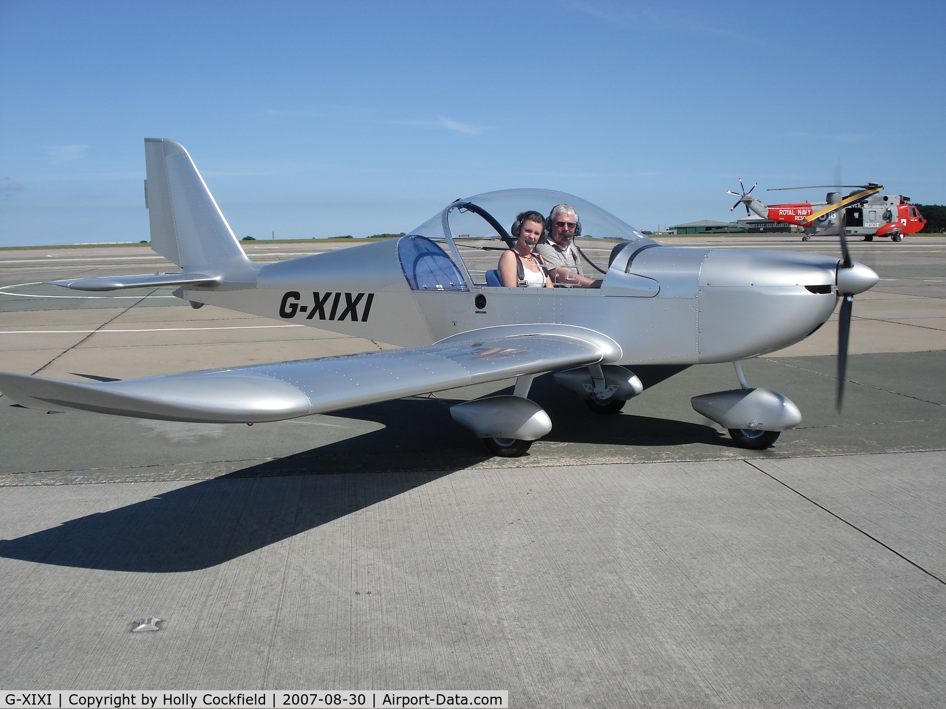 G-XIXI, 2007 Cosmik EV-97 TeamEurostar UK C/N 2938, G-XIXI at RNAS Culdrose in Cornwall, England