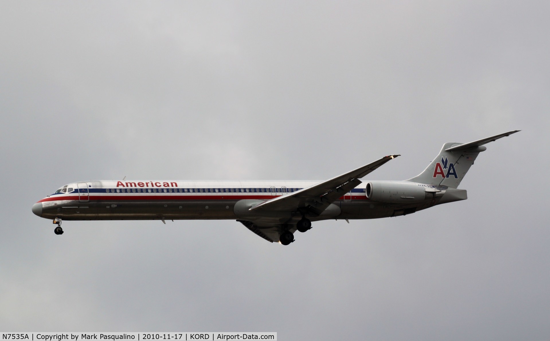N7535A, 1990 McDonnell Douglas MD-82 (DC-9-82) C/N 49989, MD-82