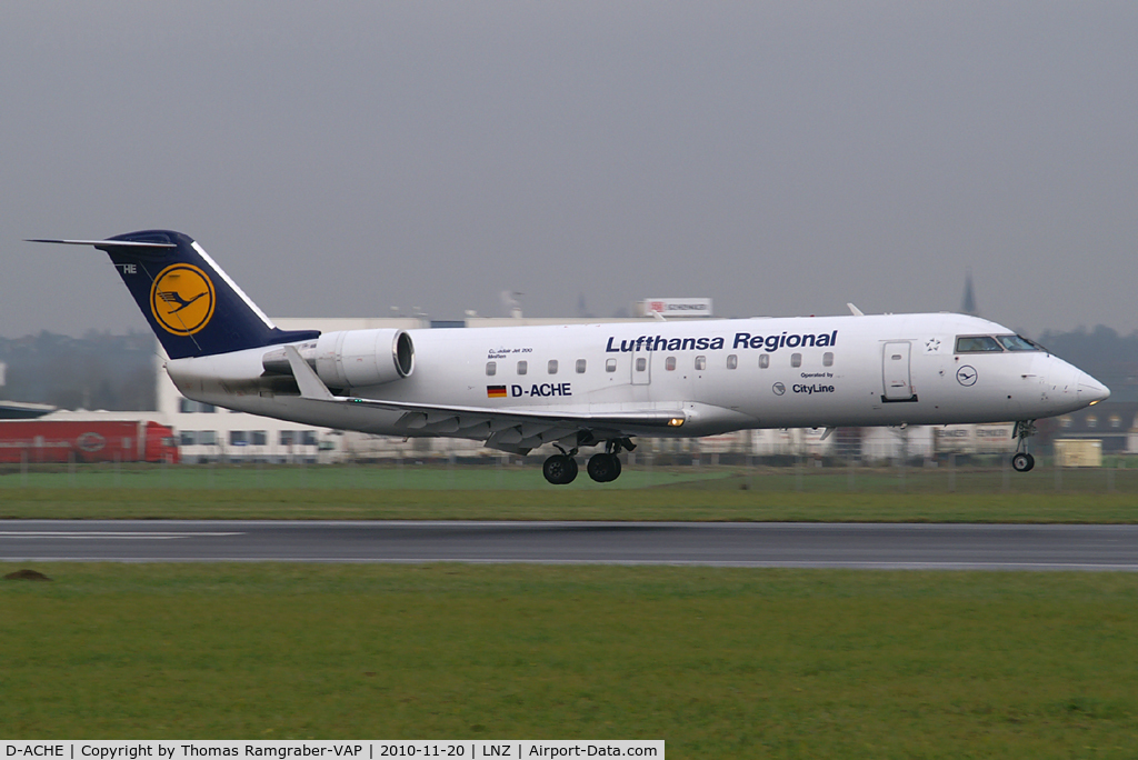 D-ACHE, 2000 Canadair CRJ-200LR (CL-600-2B19) C/N 7407, Lufthansa Cityline Canadair Regionaljet