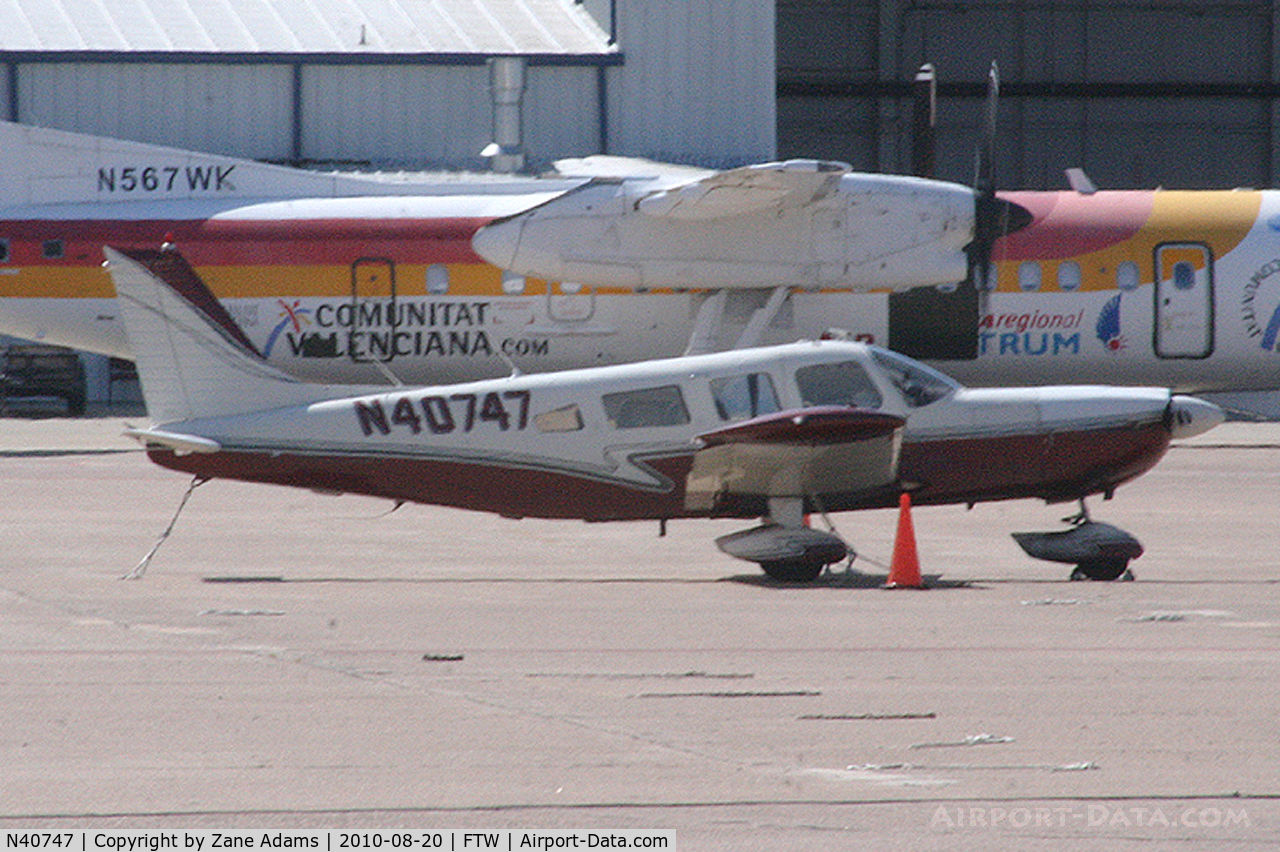N40747, 1973 Piper PA-32-300 Cherokee Six C/N 32-7440058, At Meacham Field - Fort Worth, TX