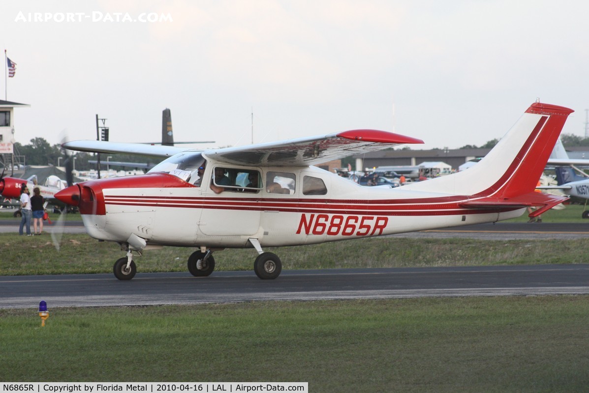 N6865R, 1967 Cessna T210G Turbo Centurion C/N T210-0265, CT210G