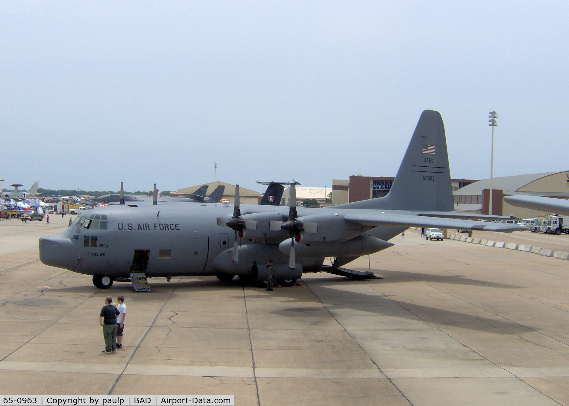65-0963, 1965 Lockheed WC-130H Hercules C/N 382-4103, At Barksdale Air Force Base.