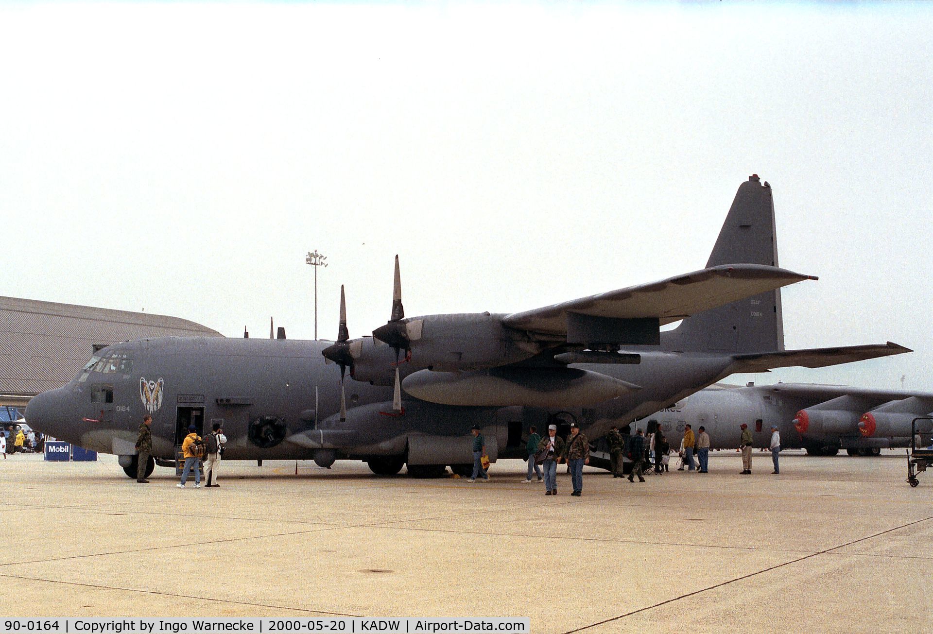 90-0164, 1990 Lockheed AC-130U Spooky II C/N 382C-5257, Lockheed AC-130U Hercules of the USAF at Andrews AFB during Armed Forces Day
