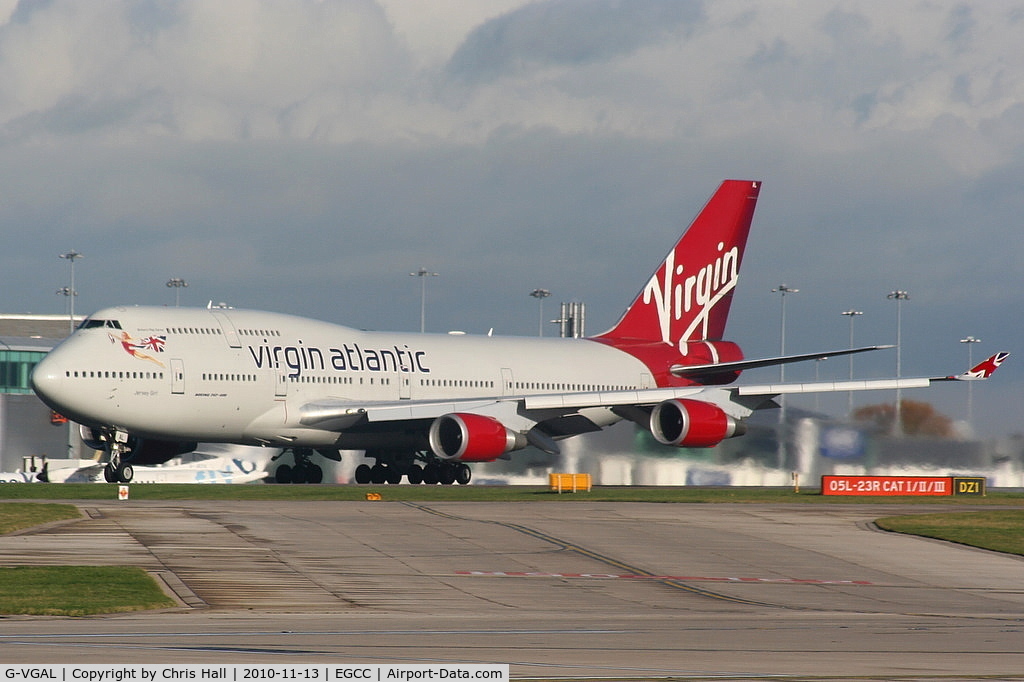 G-VGAL, 2001 Boeing 747-443 C/N 32337, Virgin Atlantic B747 departing from RW23R