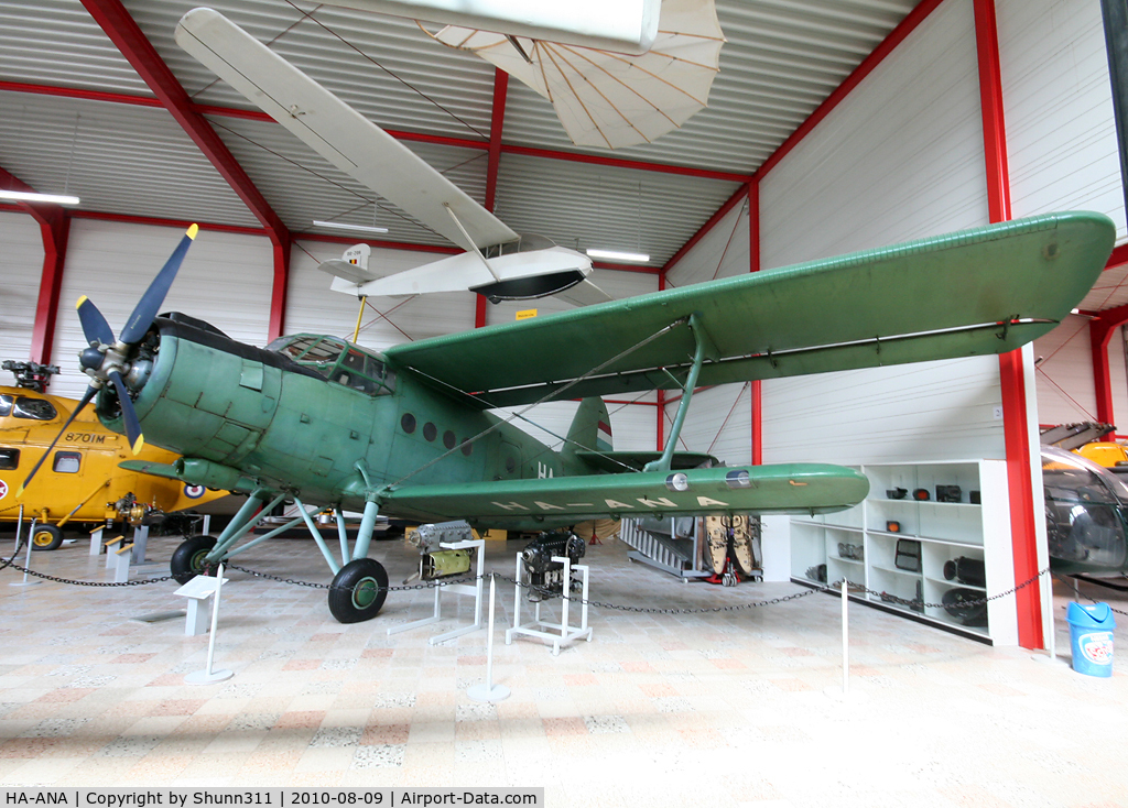 HA-ANA, Antonov An-2 C/N 16210, Preserved @ Hermeskeil Museum
