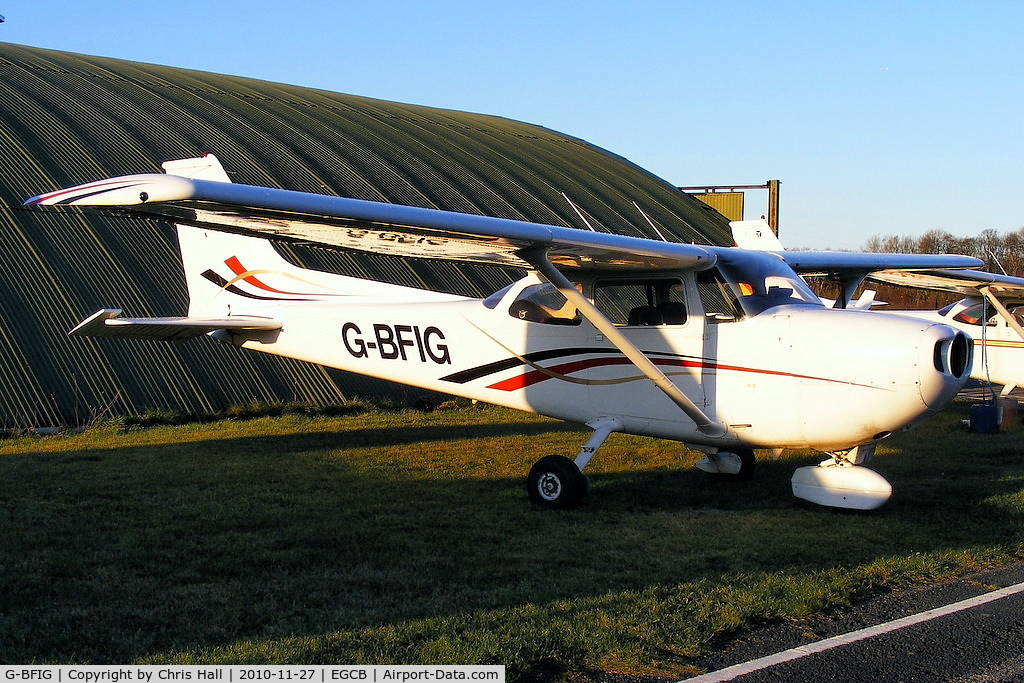 G-BFIG, 1977 Reims FR172K Hawk XP C/N 0615, Tenair Ltd based at Barton