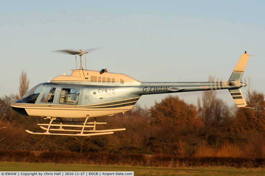 G-EWAW, 1987 Bell 206B-3 JetRanger III C/N 3955, CY4OR Ltd