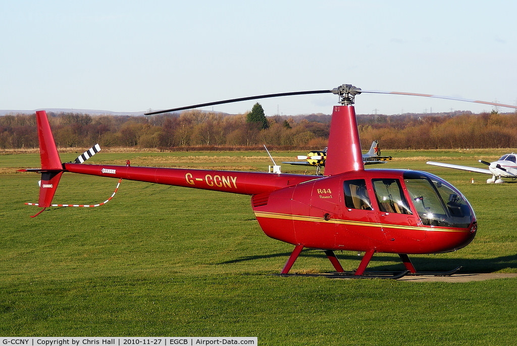 G-CCNY, 2003 Robinson R44 Raven C/N 1349, privately owned R44 based at Barton