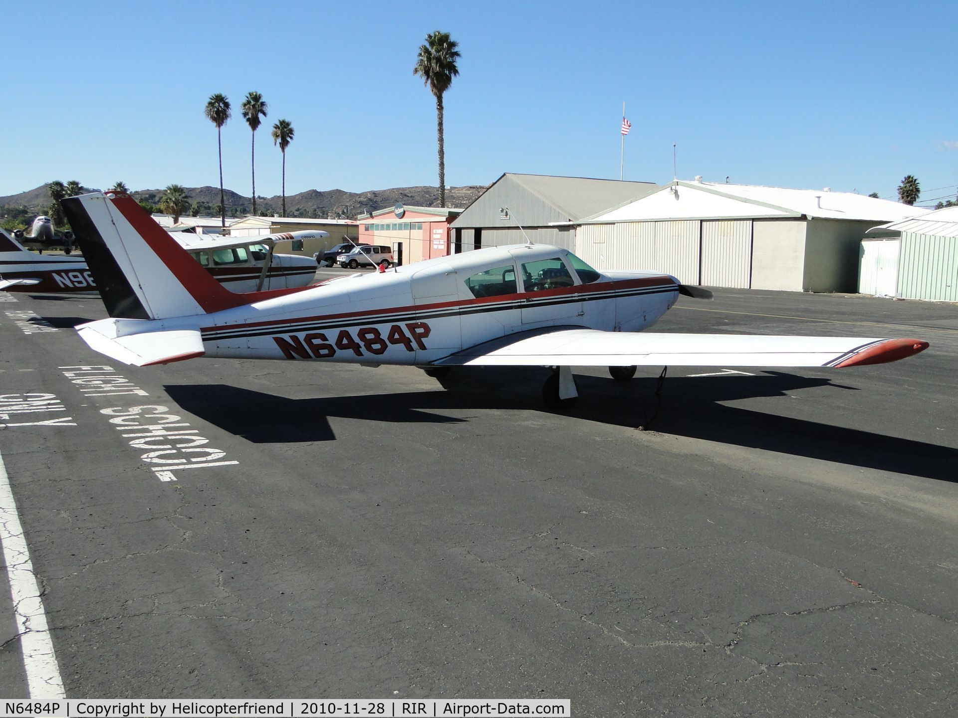 N6484P, 1959 Piper PA-24-250 Comanche C/N 24-1602, Parked