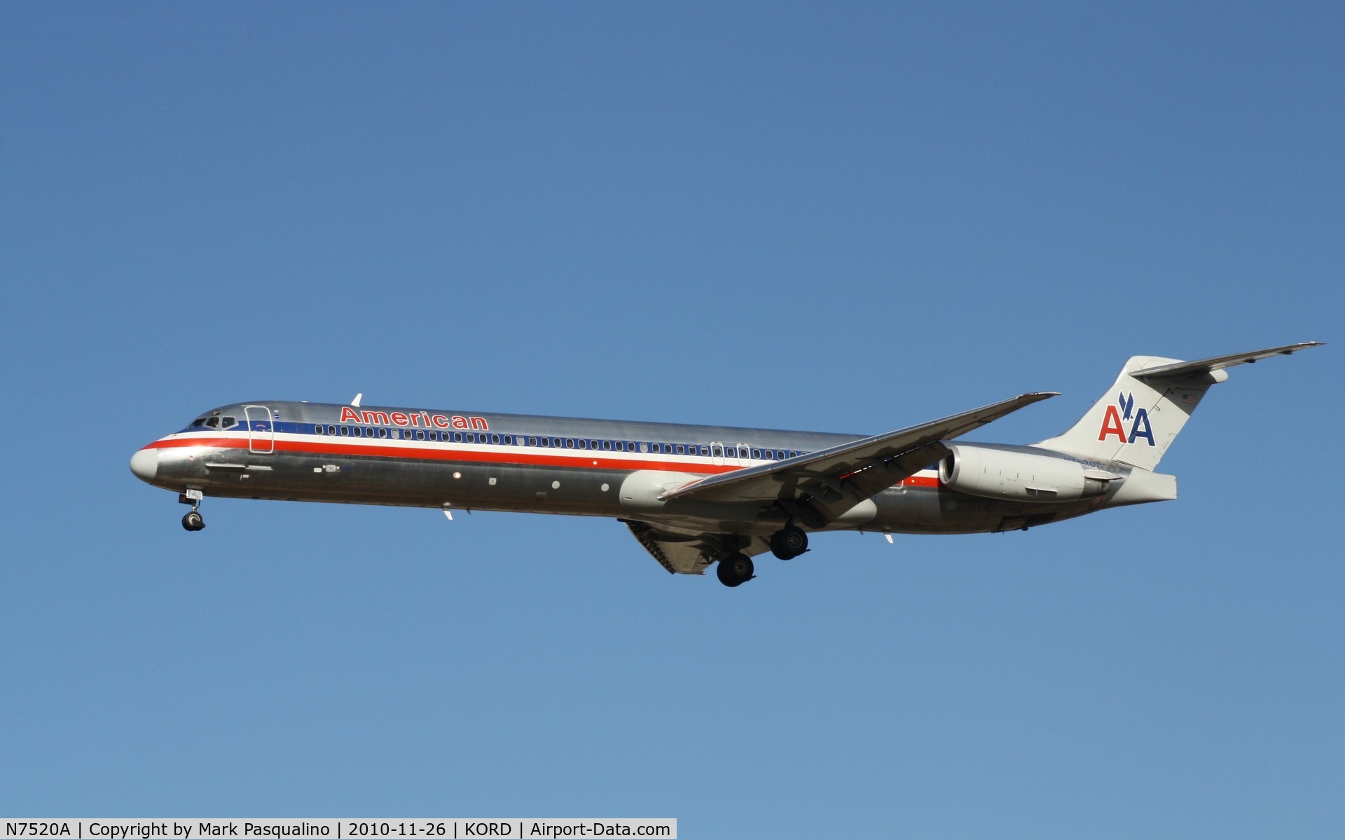 N7520A, 1990 McDonnell Douglas MD-82 (DC-9-82) C/N 49897, MD-82
