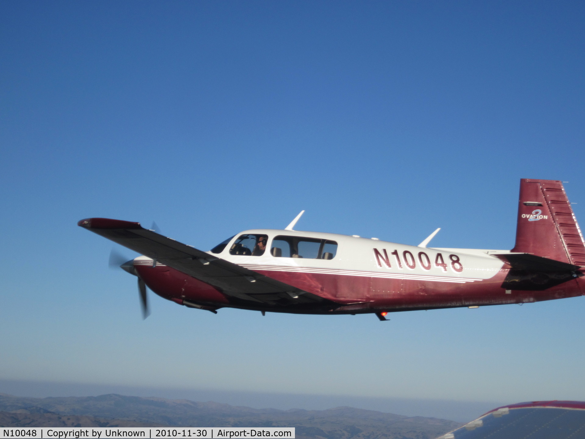 N10048, 2002 Mooney M20R Ovation C/N 29-0282, Over South County
