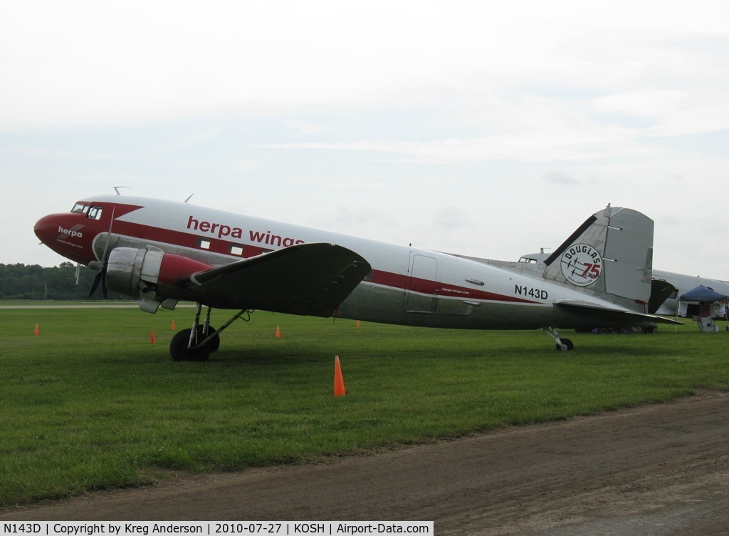 N143D, 1938 Douglas DC-3A-S4C4G C/N 2054, EAA AirVenture 2010