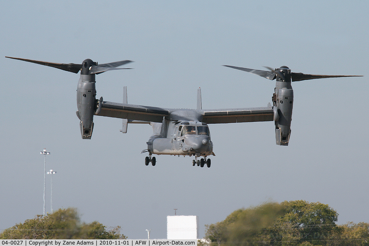 04-0027, 2004 Bell-Boeing CV-22B Osprey C/N D1008, At the 2010 Alliance Airshow - Fort Worth, TX
