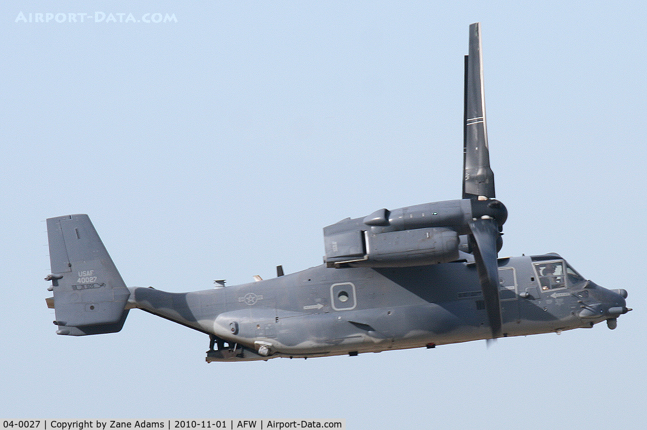 04-0027, 2004 Bell-Boeing CV-22B Osprey C/N D1008, At the 2010 Alliance Airshow - Fort Worth, TX