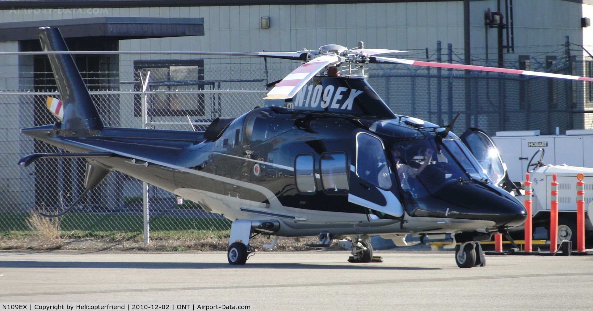 N109EX, Agusta A-109S Grand C/N 22145, Parked on the southside