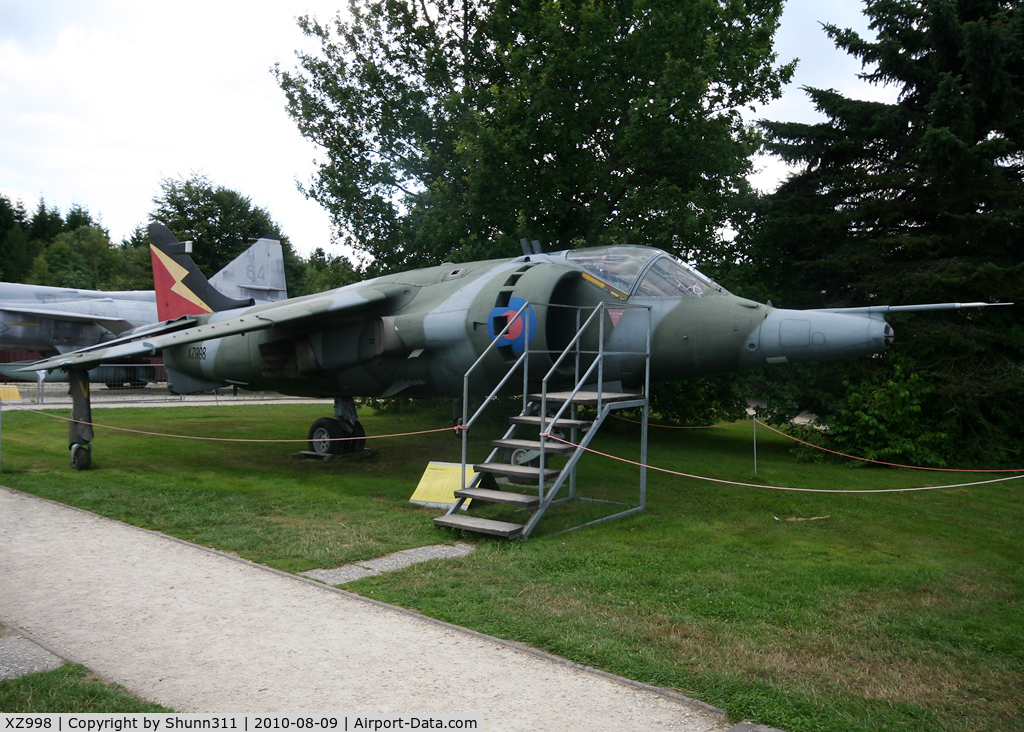 XZ998, 1982 Hawker Siddeley Harrier GR.3 C/N 712221, Preserved @ Hermeskeil Museum...