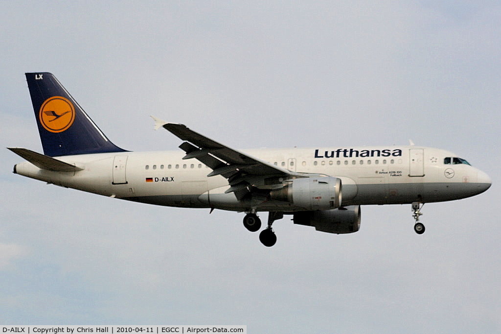 D-AILX, 1998 Airbus A319-114 C/N 860, Lufthansa