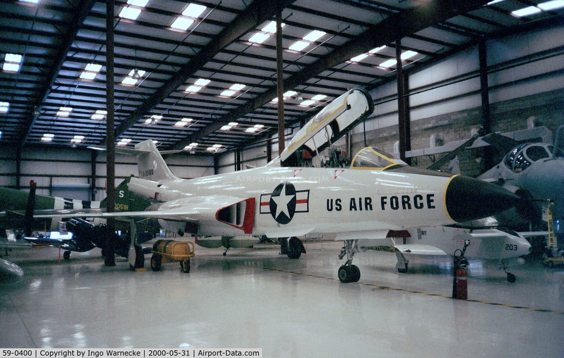 59-0400, 1959 McDonnell F-101F Voodoo C/N 724, McDonnell F-101F Voodoo at the Valiant Air Command Warbird Museum, Titusville FL