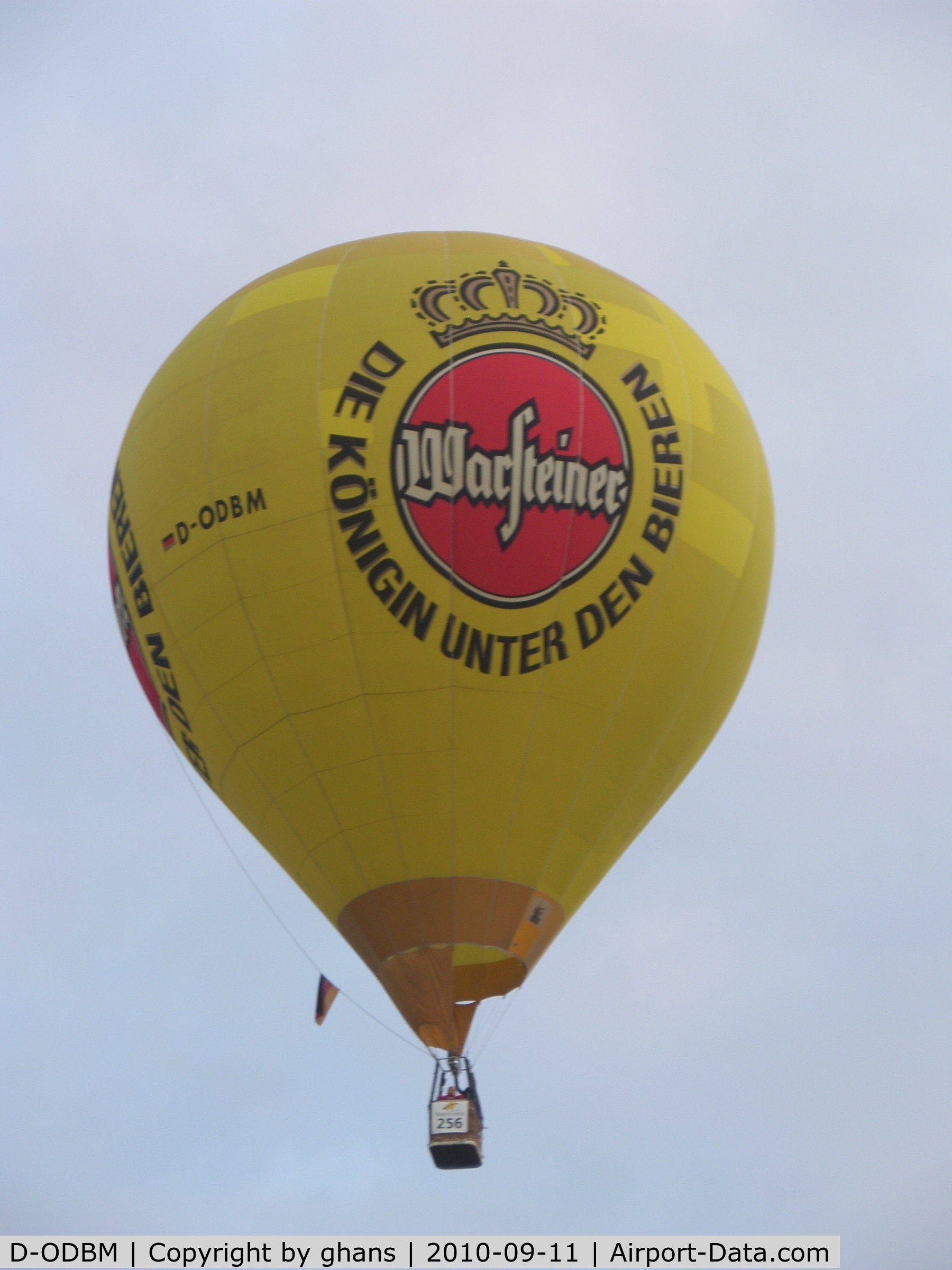 D-ODBM, 2001 Schroeder Fire Balloons G C/N 908, WIM 2010