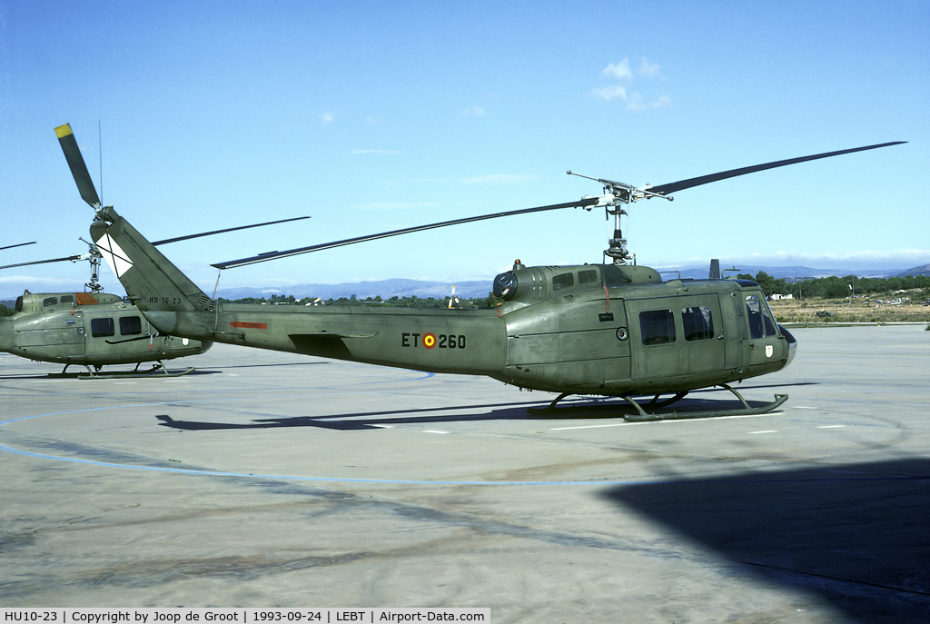 HU10-23, Bell UH-1H Iroquois C/N 12437, Spanish Army BHELMA II
