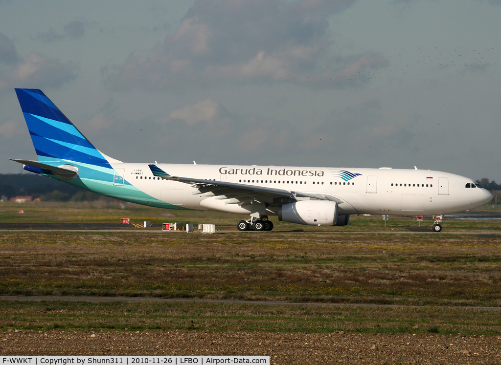 F-WWKT, 2010 Airbus A330-243 C/N 1184, C/n 1184 - To be PK-GPL