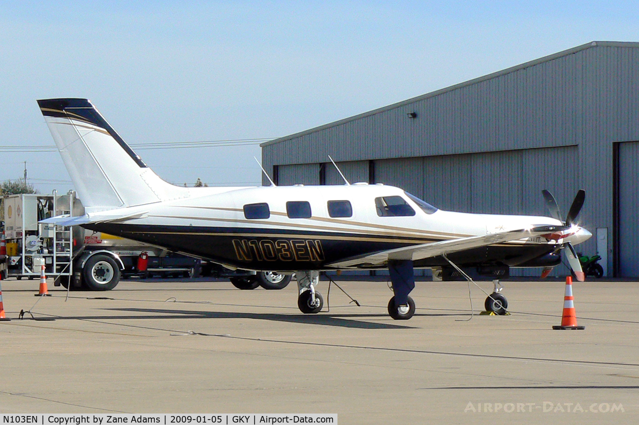 N103EN, 1995 Piper PA-46-350P Malibu Mirage C/N 4622186, At Arlington Municipal - TX