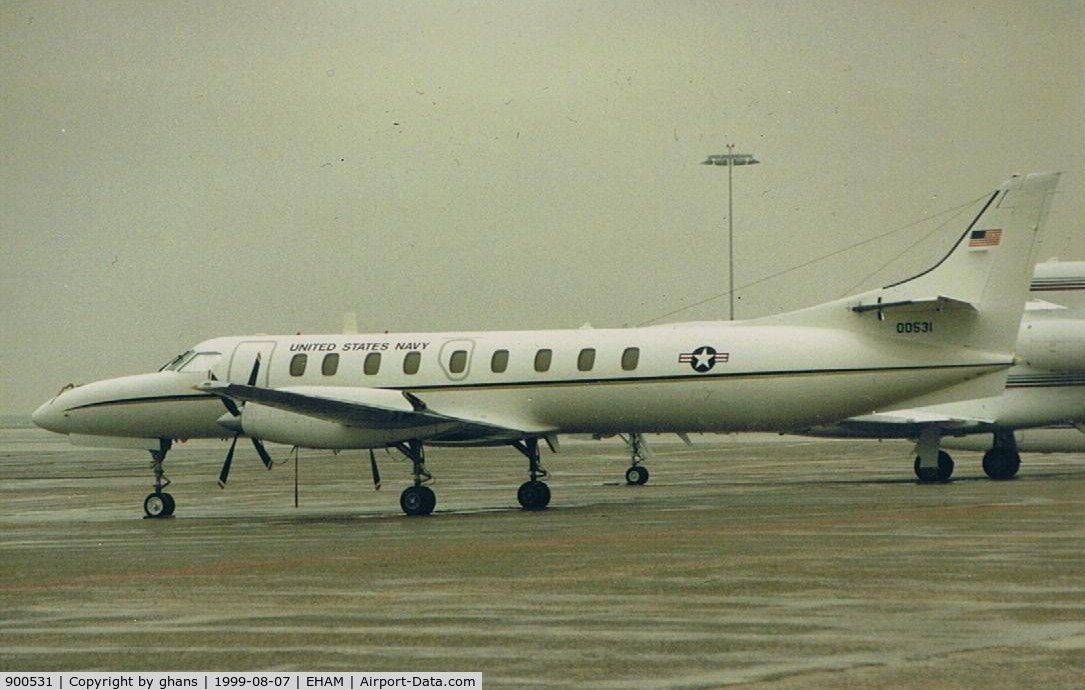 900531, 1990 Fairchild C-26D Metro III C/N DC-798M, Parked at Schiphol-East