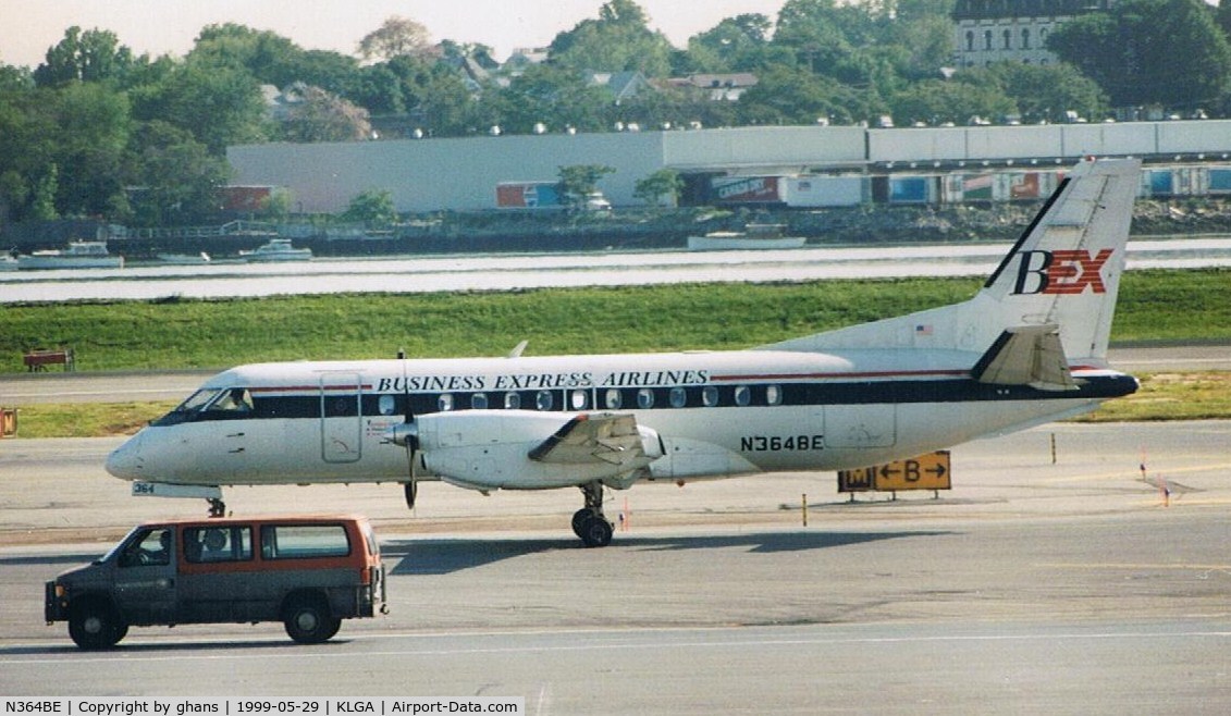 N364BE, 1992 Saab 340B C/N 340B-294, Business Express Airlines