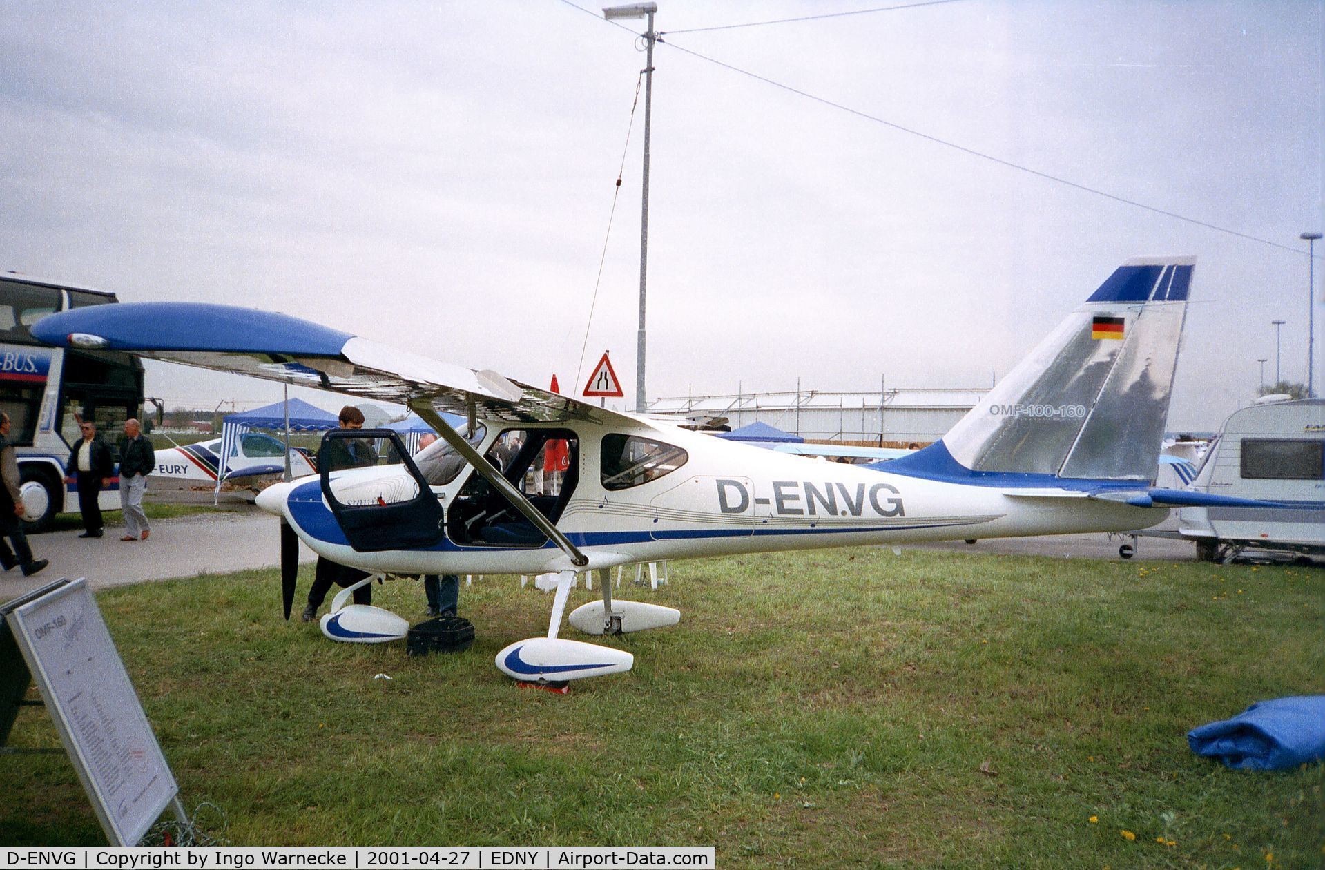 D-ENVG, 2000 OMF 100-160 Symphony C/N 0002, OMF 100-160 Symphony at the AERO 2001, Friedrichshafen