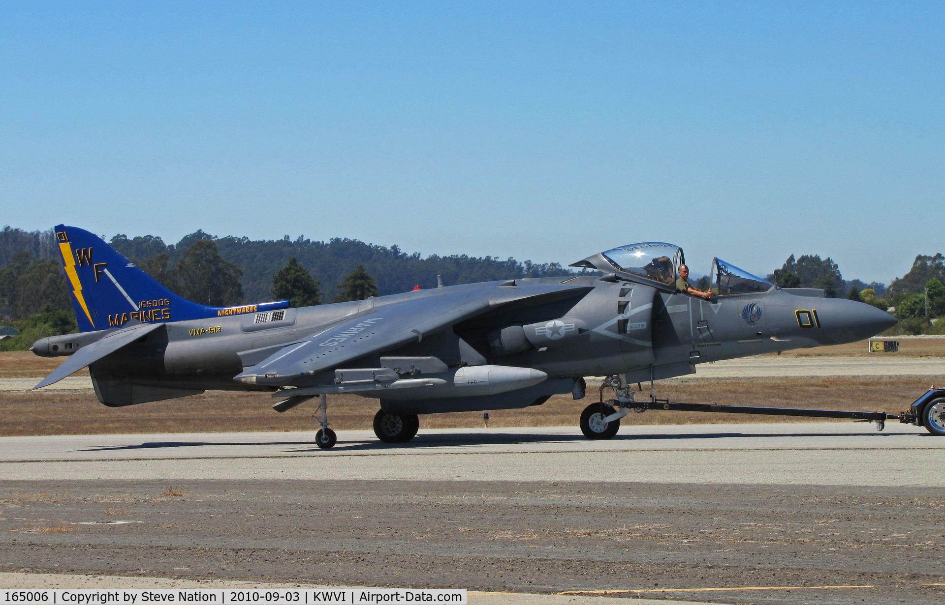 165006, McDonnell Douglas AV-8B+ Harrier II C/N 262, VMA-513 