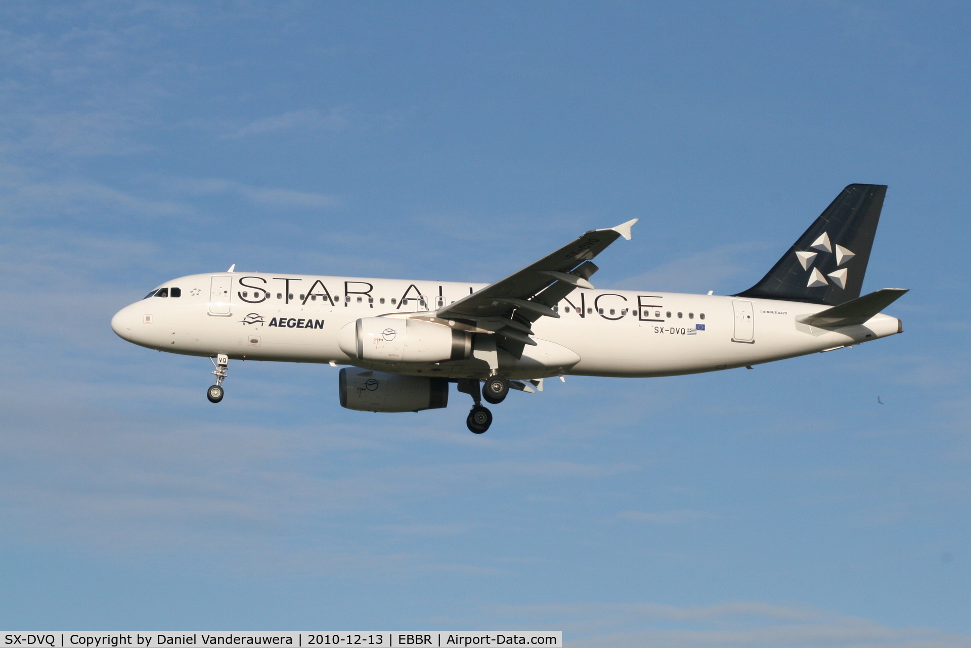 SX-DVQ, 2008 Airbus A320-232 C/N 3526, Arrival of flight A3 620 to RWY 25L