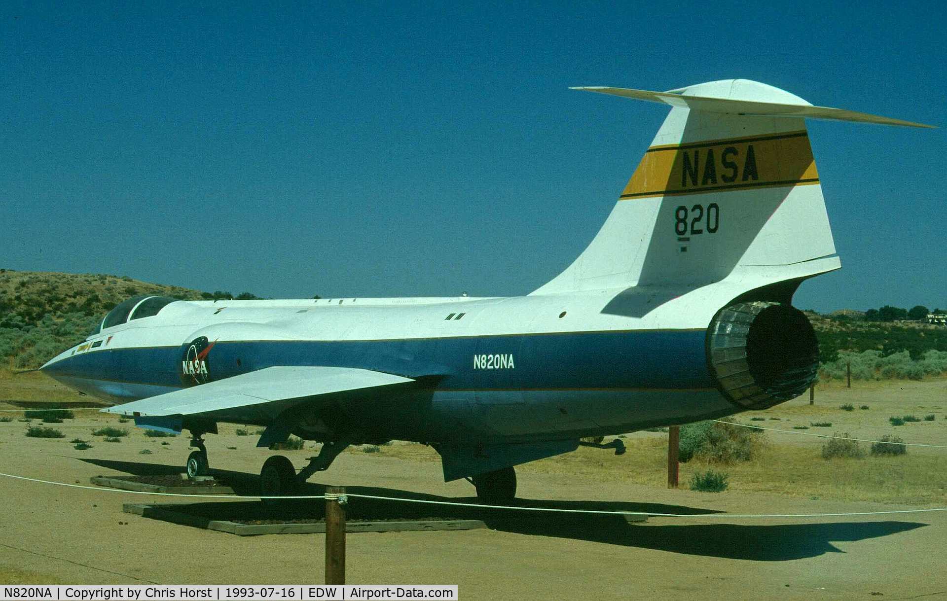 N820NA, 1957 Lockheed F-104C Starfighter C/N 383-1222, preserved