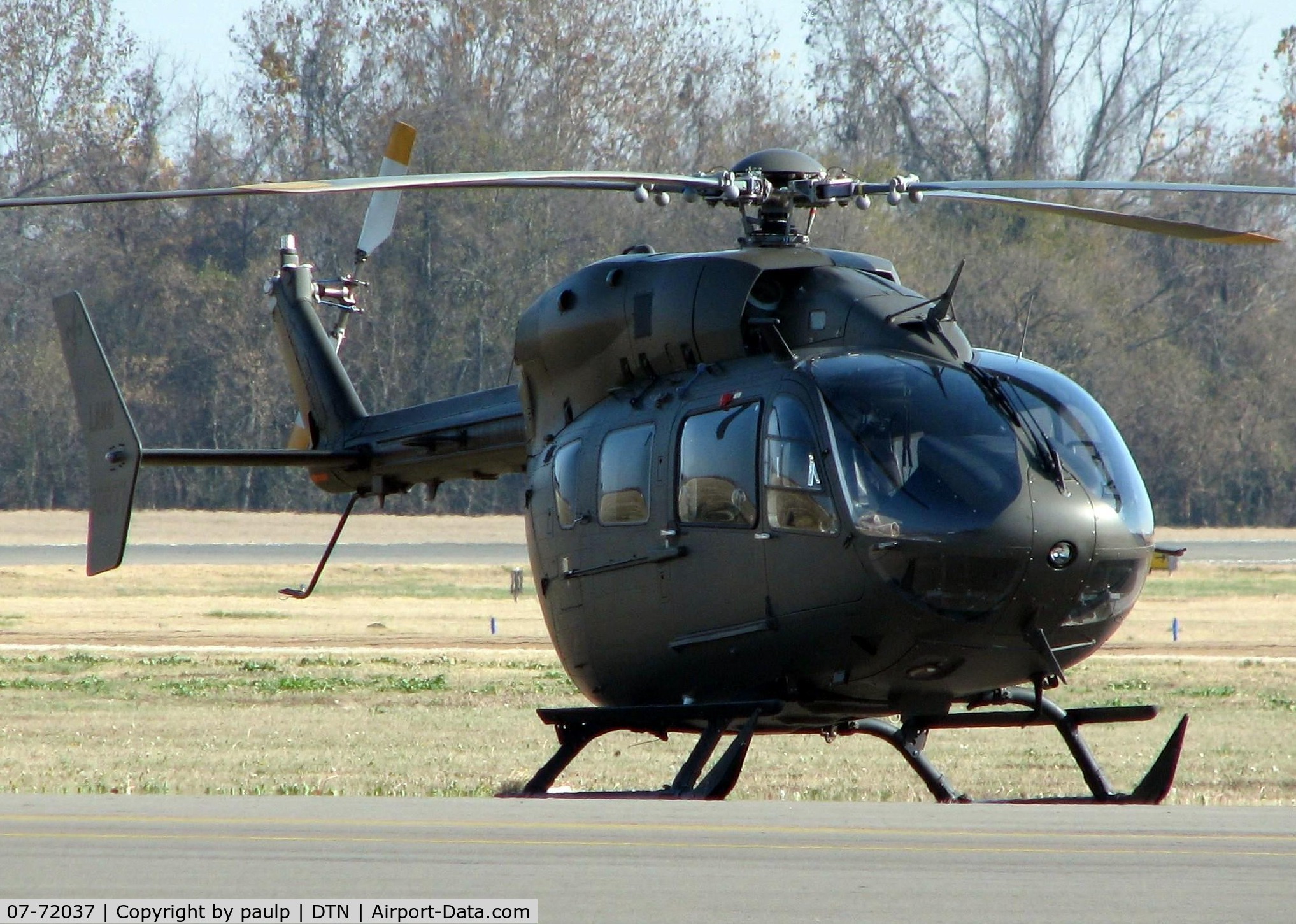 07-72037, 2007 Eurocopter UH-72A Lakota C/N 9178, Parked at Downtown Shreveport.