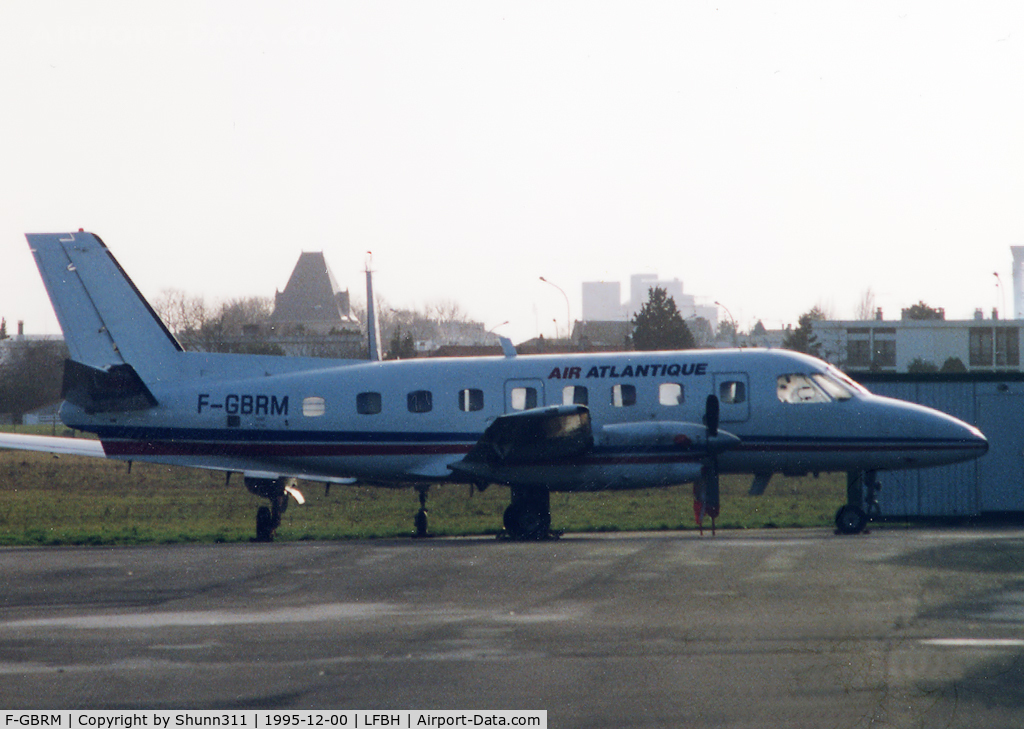 F-GBRM, 1981 Embraer EMB-110P2 Bandeirante C/N 110318, Parked...