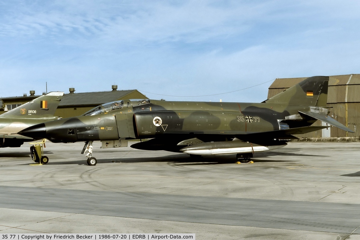 35 77, 1969 McDonnell Douglas RF-4E Phantom II C/N 4176, static display
