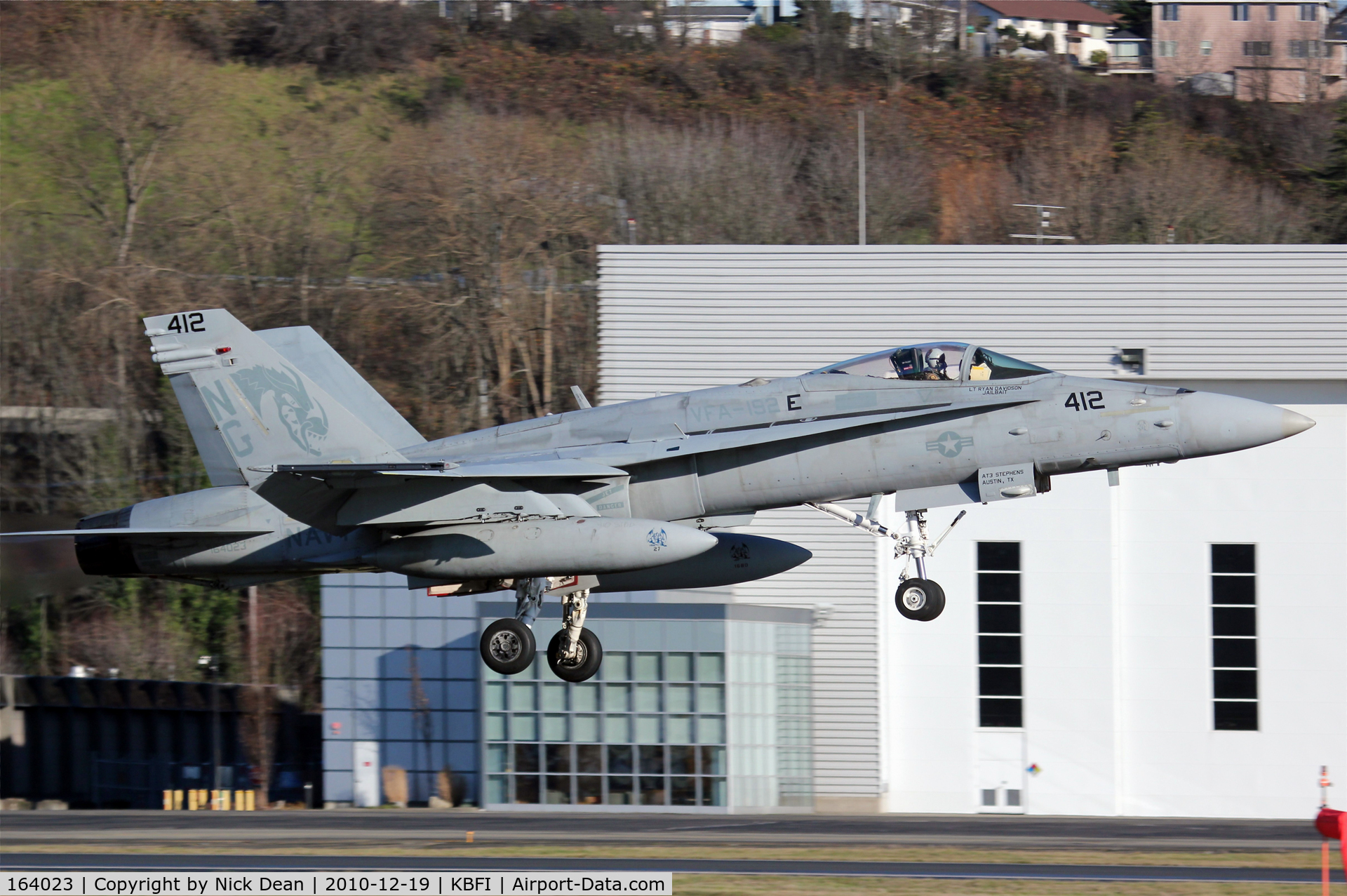 164023, 1990 McDonnell Douglas F/A-18C Hornet C/N 0907/C163, KBFI