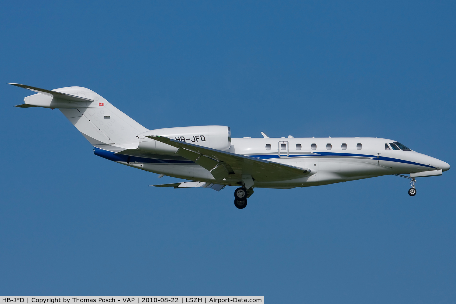 HB-JFD, 2006 Cessna 750 Citation X Citation X C/N 750-0261, Credit Suisse