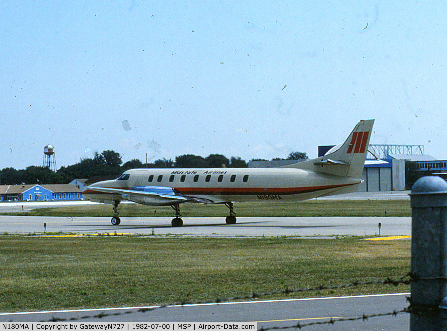 N180MA, 1981 Fairchild Swearingen SA-227AC Metro III C/N AC-473, Later to American Eagle (Nashville) and AmeriFlight.