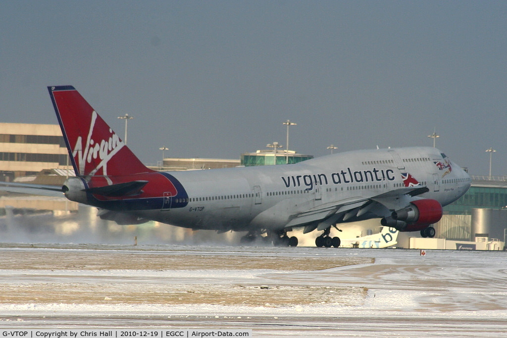 G-VTOP, 1997 Boeing 747-4Q8 C/N 28194, Virgin Atlantic B747 Departing from RW05L
