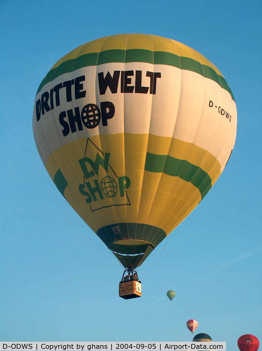 D-ODWS, 1994 Schroeder Fire Balloons G36/24 C/N 451, WIM 2004