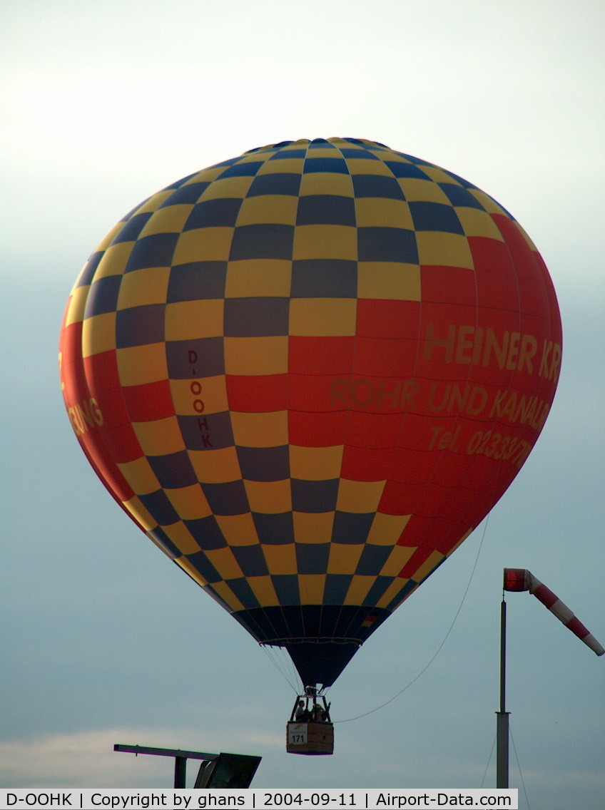 D-OOHK, 1997 Schroeder Fire Balloons G C/N 635, WIM 2004