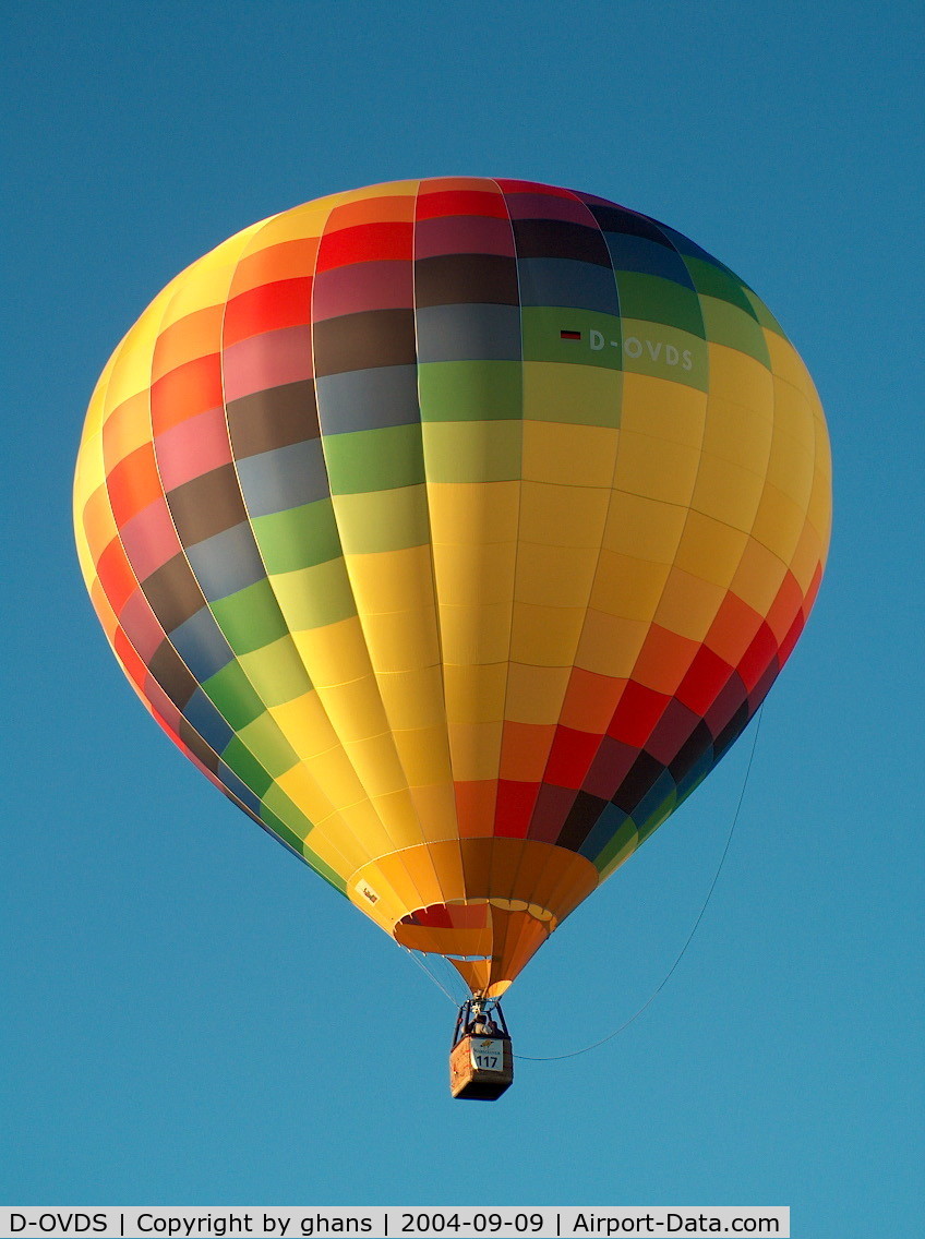 D-OVDS, 2001 Schroeder Fire Balloons G34/2 C/N 889, WIM 2004