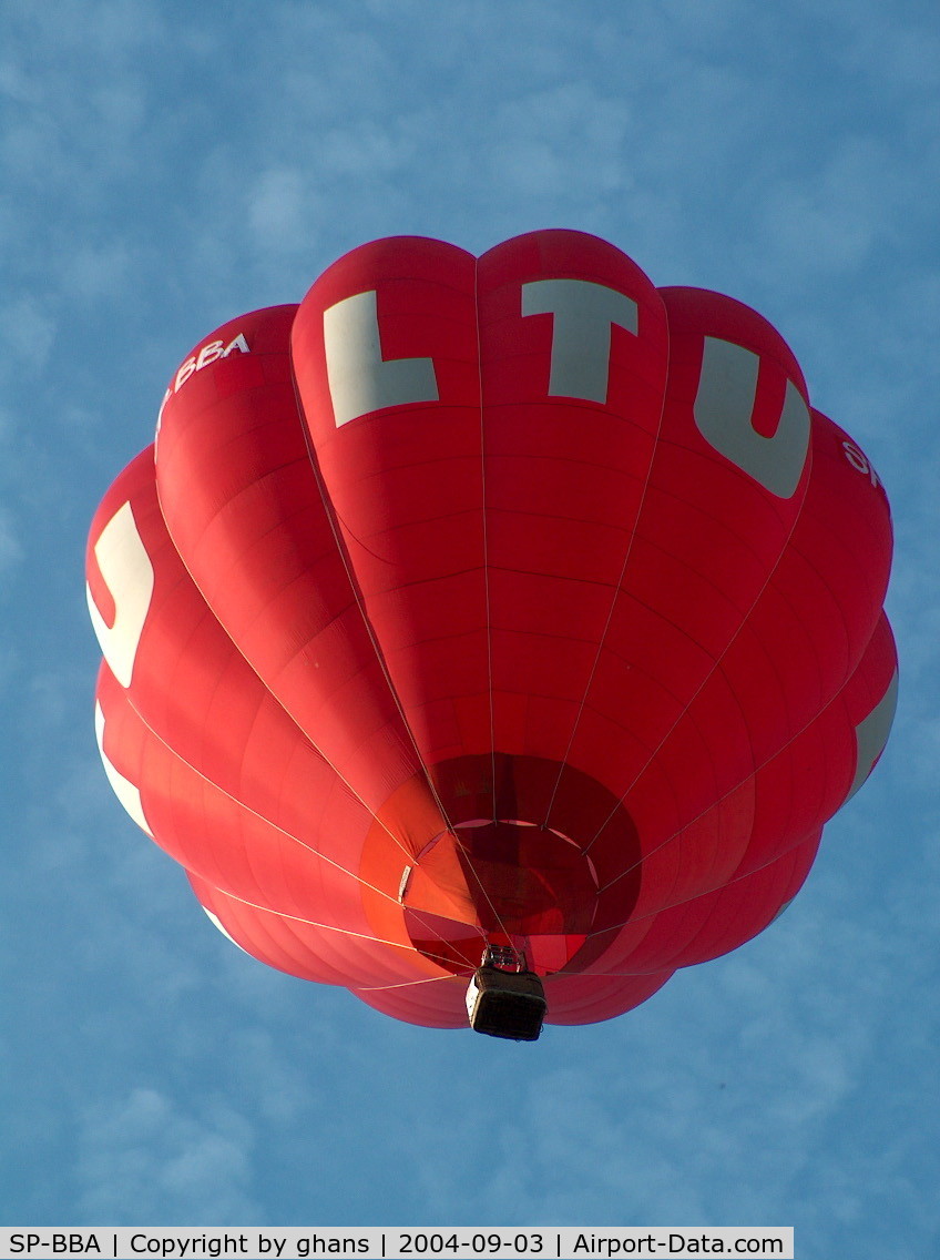SP-BBA, 2001 Cameron Balloons O-90 C/N 2304, WIM 2004