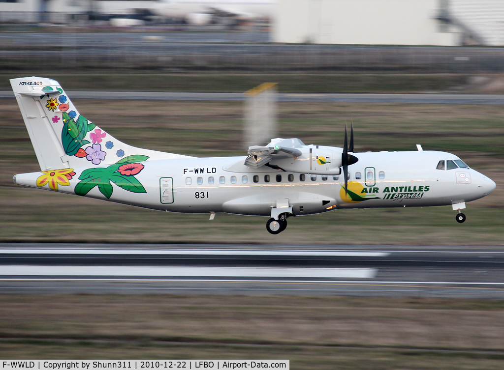 F-WWLD, 2010 ATR 42-500 C/N 831, C/n 831 - To be F-OIXH