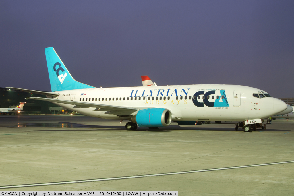 OM-CCA, 1996 Boeing 737-36M C/N 28333, Illyrian Airways Boeing 737-300