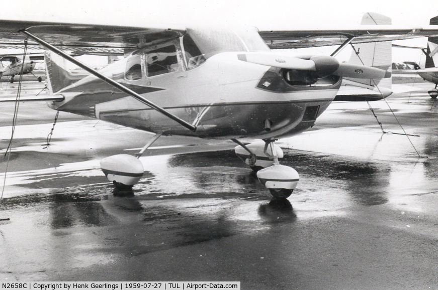 N2658C, 1978 Cessna R182 Skylane RG C/N R18200198, Tulsa Airport, Oklahoma , July 1959