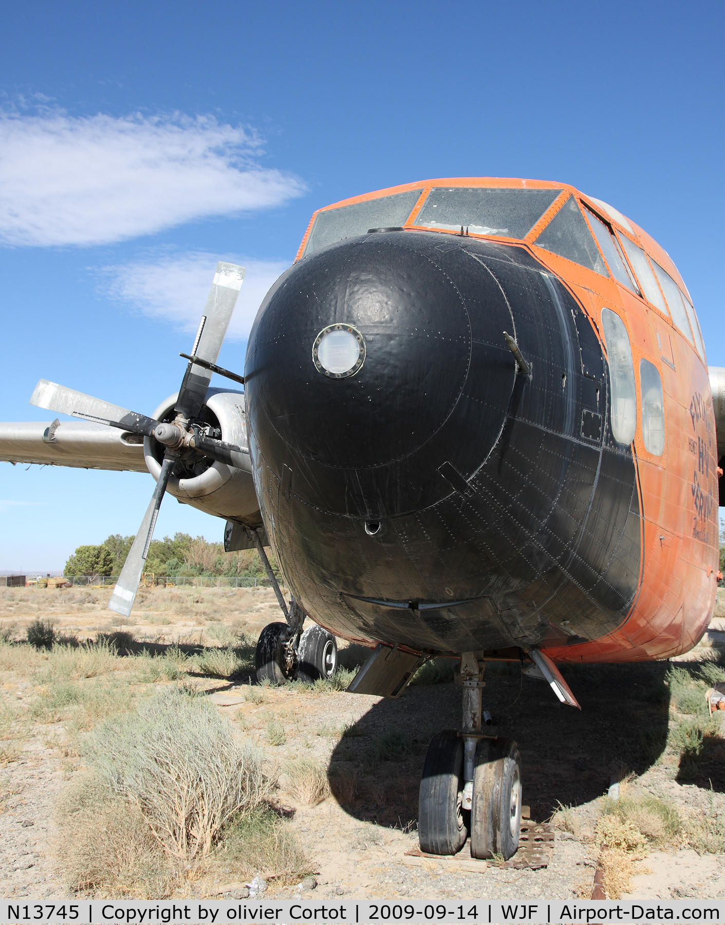 N13745, 1948 Fairchild C-119B Flying Boxcar C/N 10304, Milestone museum of flight