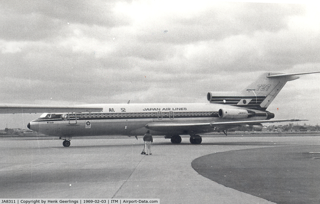 JA8311, 1966 Boeing 727-46 C/N 18878, Japan Air Lines , B727-46