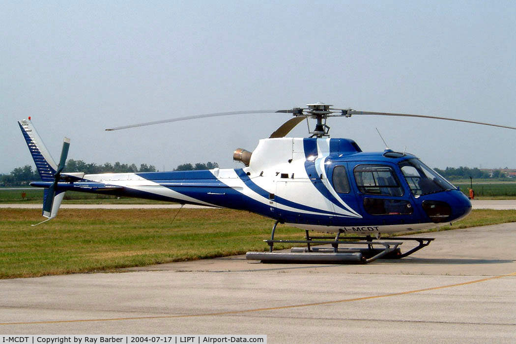 I-MCDT, 2002 Eurocopter AS-350B-2 Ecureuil Ecureuil C/N 9057, Eurocopter AS.350B2 Ecureuil [9057] Vicenza~I 17/07/2004